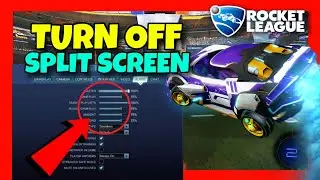 How to TURN OFF SPLIT SCREEN in Rocket League ✅ FULL GUIDE - DISABLE Split Screen in ROCKET LEAGUE