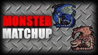 MONSTER MATCHUP - Pink Rathian & Azure Rathalos (Monster Hunter: World)