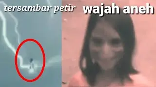 Penampakan gadis berwajah aneh