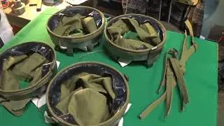 Обзор подшлемов на каски СШ-39.Александр(реставратор)№225