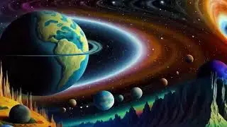Psytrance - Fullon Morning / Space Rave mix 2024 (AI Visuals Trippy)