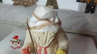 Зульфия, покажи личико! Редкий, коллекционный Дед Мороз. Распаковка. Елочные игрушки СССР.