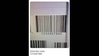 B4i Barcode example