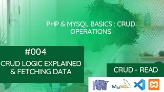 CRUD Logic in Real-Life Applications and Fetching DATA from the Database using PHP and MySql