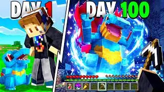 I Spent 100 DAYS In Minecraft Cobblemon!