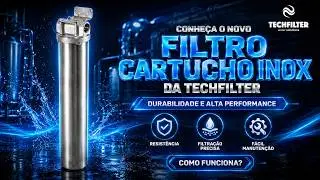 FILTRO CARTUCHO EM INOX DA TECHFILTER