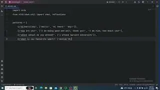 Simple NLTK-Based  Chatbot Development using python
