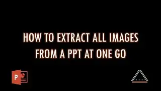 How to extract all pictures/images from a PPT at one go