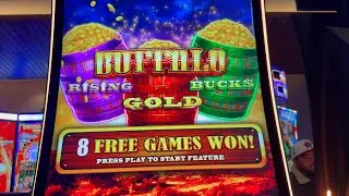 I GOT THE TRIPLE COIN TRIGGER ON BUFFALO RISING MASSIVE WIN