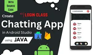 Chat Application | Creating a login class in Android Studio | With source code  | Chat app