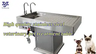YUSHUODA stainless steel veterinary pet treatment table(customizable)
