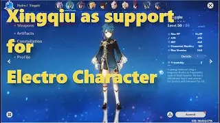 Xingqiu support for Keqing - Genshin Impact