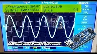 Arduino Frequency Meter & Signal Generator DDS
