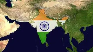 India Flag Map | Free to Use Stock Footage