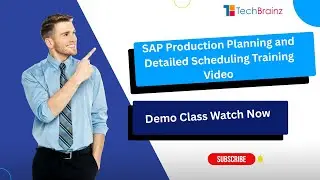 SAP PP/DS Training Video | SAP Production Planning and Detailed Scheduling Training Video