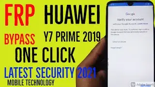 Huawei Y7 Prime 2019 FRP Bypass 2020 | Huawei Y7 Prime 2019 FRP Bypass | Y7 Prime FRP Bypass 2021