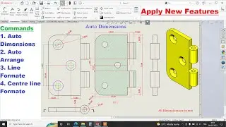 ✅Auto Arrange Dimensions in solidworks | Solidworks Tutorial