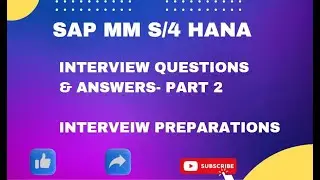 SAP MM S/4 HANA Interview questions & Answers