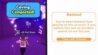 😭I UNLOCKED the SECRET CAVE in Pet Simulator X and Then Got Banned!  (Anniversary Update)