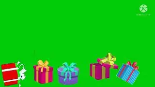 Gift Box  Animation  Green Screen