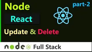 React NodeJs MySql Full Stack Project - Update and Delete Data From React Client App Using Axios.