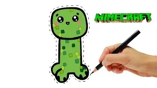 Как нарисовать крипер майнкрафт / How to draw Creeper Minecraft
