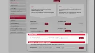 How to change your security code - English