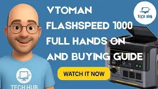 VTOMAN FlashSpeed 1000 Power Station 1000W - Unboxing & Review
