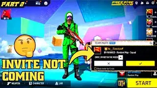 Invite Not Coming Problem FF 😕| Invive Kiyon Nahi Aa Raha | Invation Not Showing Problem FF