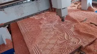 Wood carving new khat Design flat bit in cnc machine power of rauter machine