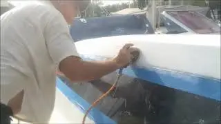 PREPARING & PAINTING THE UPPER DECK - SAILING WILSON