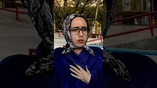 Бабушка в скейт парке #прикол