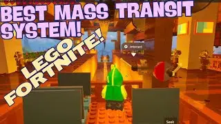 I Built The Most Amazing Mass Transit Monorail In Lego Fortnite Best Build