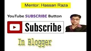 How to add Youtube Subscribe Button to Blogger