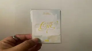 unboxing Kim Ji Won's Be My One FM photocard set