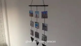 DIY Porta retrato de Lã