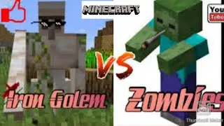 2 Iron golam vs 100 zombie