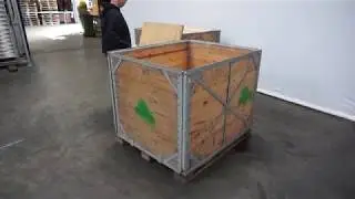 Wooden folding crate by Hortimat