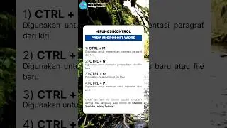4 FUNGSI KONTROL M SAMPAI P DI WORD 