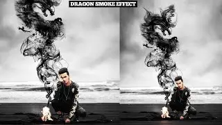 PicsArt Dragon Black Smoke Photo Editing || Dragon Smoke Effect || Dragon Photo Editing - SaifiboyYT