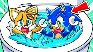 ¡SONIC Y TAILS CAEN EN UN INODORO GIGANTE en ROBLOX!