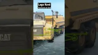 SnowRunner / protip / peninsula de kola / lago kovd / no caer al hielo