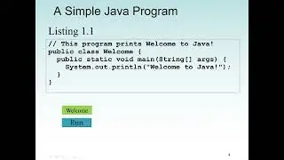 Java Programming Language: The First Java Program. Display Message on the Console Screen