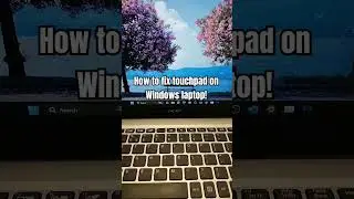 How to fix touchpad on Windows laptop!