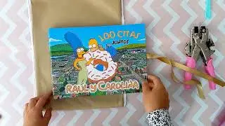 Álbum 100 Citas juntos. Temática Los Simpsons (libro cien citas juntos)