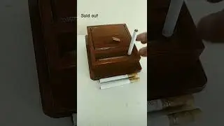 brown colour _ kotak unik dari kayu 