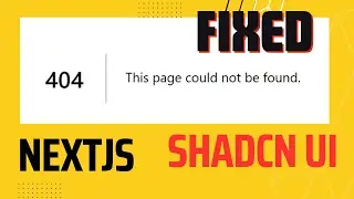 Nextjs 404 error when run 
