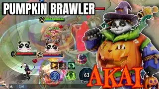 Akai Tank is Good in Current Meta? Pumpkin Brawler Halloween Skin Gameplay