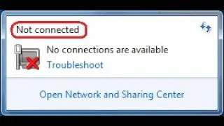 How to Fix internet No Connections Are Available For Windows 7/8.1/10 /11 gsm kashem