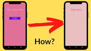 How to Open a New Activity With a Button in Kotlin || Android Studio || Curious Mind Android ||